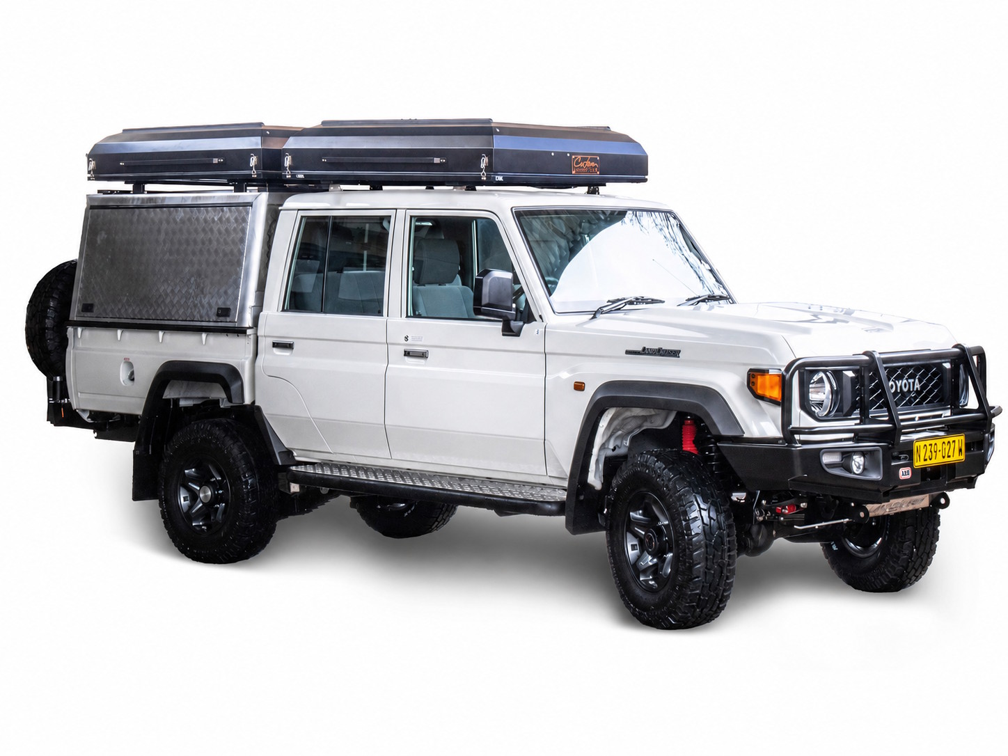Toyota Land Cruiser Double Cab 2.8 z kempingiem (3-5 osób)